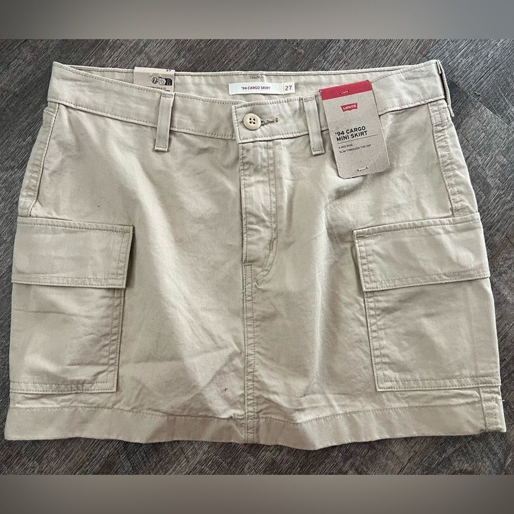 Levi's '94 Cargo Twill Mini‎ Skirt- Size 27